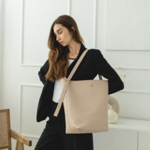 duża tote bag z ekoskóry miley