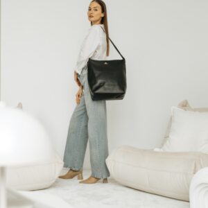 duża tote bag z ekoskóry miley