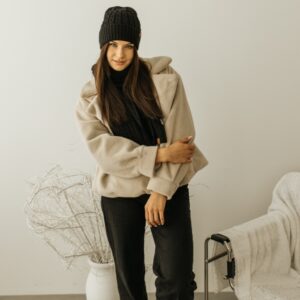 szalik damski ze wzorem winter