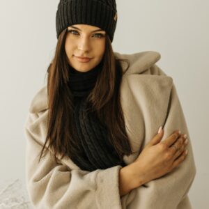 czapka damska ze wzorem winter