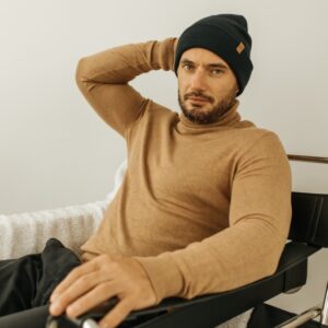 wywijana czapka męska winter