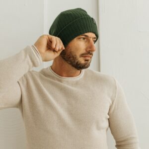 czapka męska ze ściągaczem winter