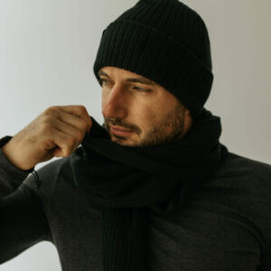 czapka męska ze ściągaczem winter