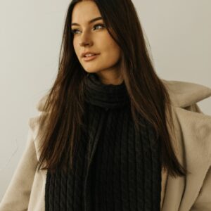 szalik damski ze wzorem winter