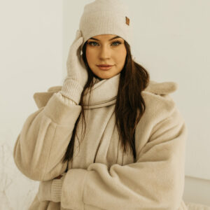 wywijana czapka damska winter