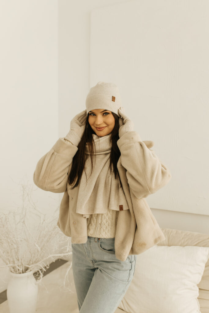 duży szalik damski winter