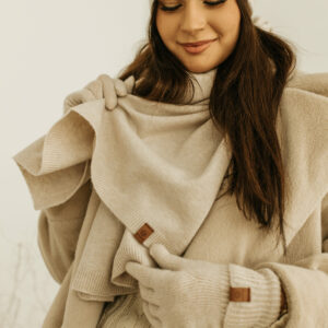 duży szalik damski winter