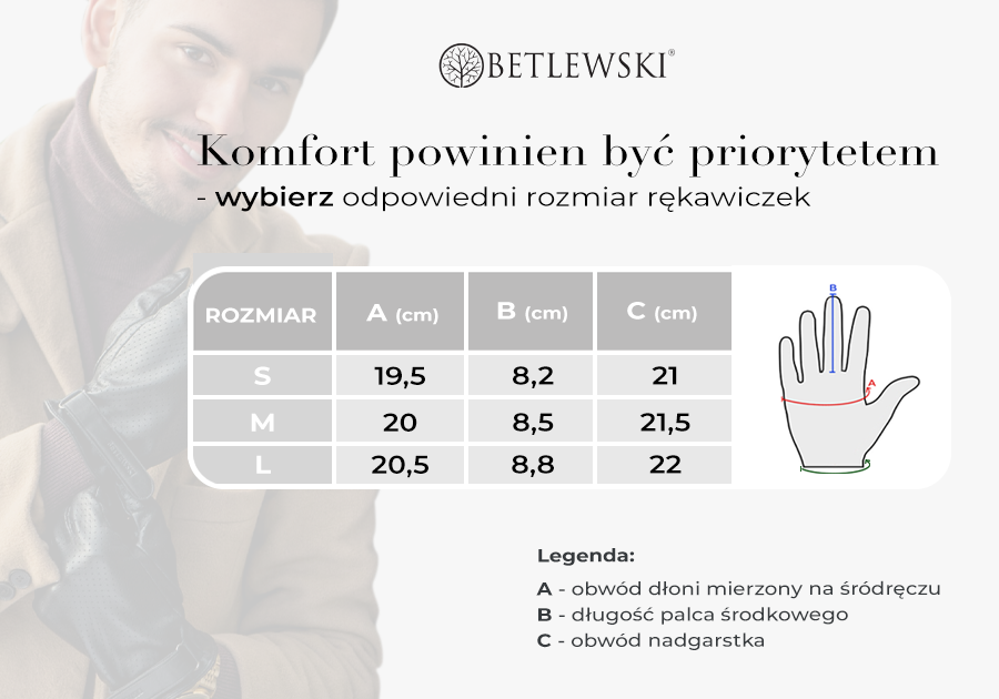 rękawiczki męskie edward