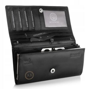 portfel damski z inicjałami grawer