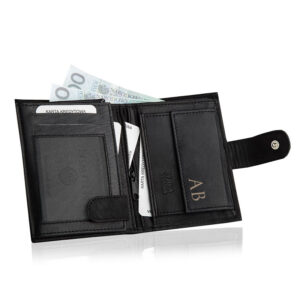 grawerowany portfel męski optimal