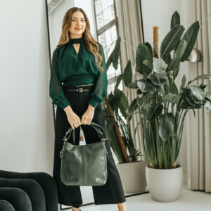 skórzana torebka damska cassia