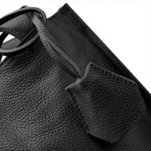 skórzana torebka shopper flame