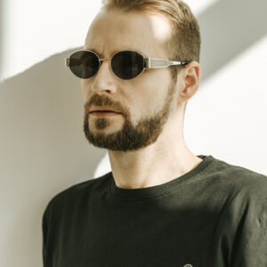 metalowe owalne okulary przeciwsłoneczne sunlit betlewski®