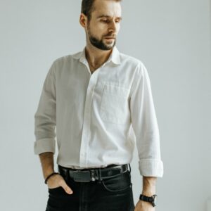 skórzany pasek męski elite