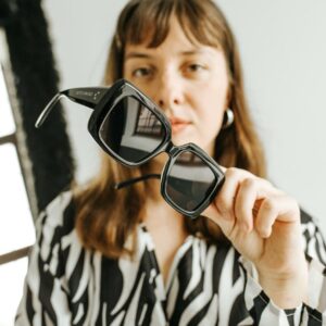 kwadratowe pogrubione okulary przeciwsłoneczne bali betlewski®