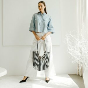 torebka shopper plażowa w paski isola betlewski®