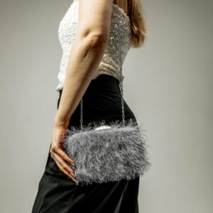 futrzana mini torebka imprezowa twinkle