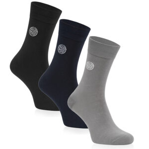 3 pary jednokolorowych skarpetek comfy wielokolorowy, 43 46