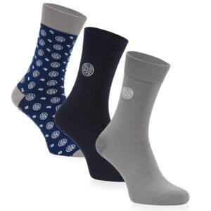 3 pary wzorzystych skarpetek comfy wielokolorowy, 39 42