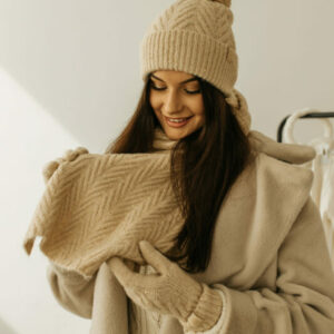 duży szalik damski winter