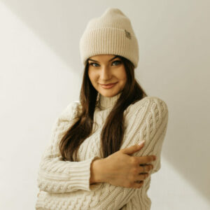 czapka damska z angorą winter