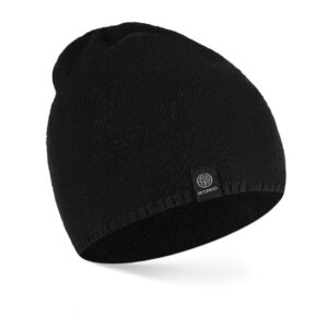 czapka damska wełniana winter czarny