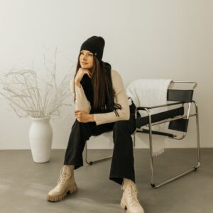 czapka damska wełniana winter