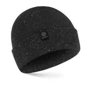 męska wywijana czapka zimowa winter szary