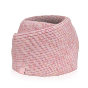 komin damski winter różowy