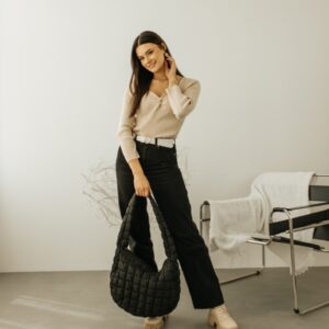 torebka damska pikowana cloudy