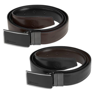 skórzany pasek męski czarno brązowy elite
