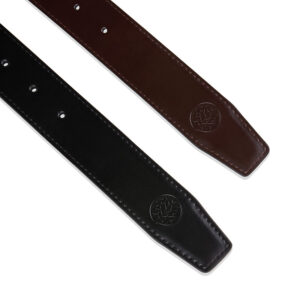 skórzany pasek męski czarno brązowy elite