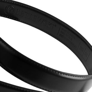 skórzany pasek męski elite czarny