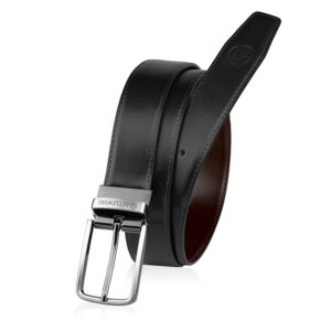 dwustronny pasek z klamrą obrotową elite (kopia) czarny, 100