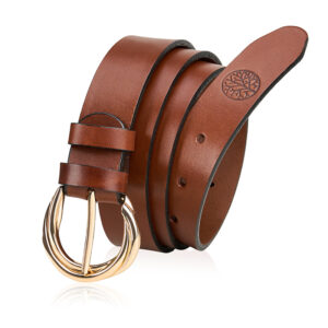 skórzany pasek damski gaia (kopia) czarny, 75