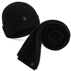 komplet zimowy dla mężczyzny winter czarny