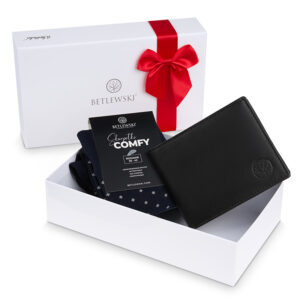 elegancki zestaw prezentowy z portfelem