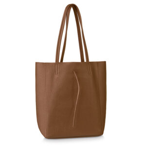 skórzana duża torebka shopper tessa camel