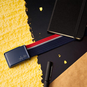 pasek parciany dla dzieci z grawerem casual slim