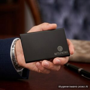 metalowy card holder etui solid