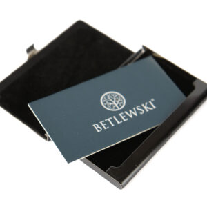 metalowy card holder etui solid