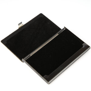 metalowy card holder etui solid