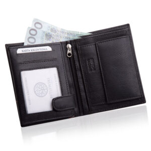 Portfel męski czarny Betlewski BPM-SZ-62 CZARNY